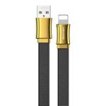 WK WDC-139 3A USB to 8 Pin King Kong Series Data Cable for iPhone, iPad (Gold)