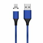 M11 5A USB to 8 Pin Nylon Braided Magnetic Data Cable, Cable Length: 1m (Blue)