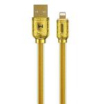 WK WDC-161 6A 8 Pin Fast Charging Data Cable, Length: 1m(Gold)