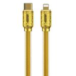 WK WDC-163 8 Pin PD 20W Fast Charging Data Cable, Length: 1m (Gold)