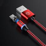 CaseMe Series 2 USB to 8 Pin Magnetic Charging Cable, Length: 1m (Red)