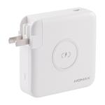 MOMAX IP93MFI Q.Power Plug PD Quick Charging Travel Charger Power Adapter with MFI Cable(White)