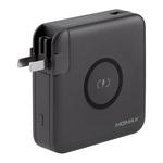 MOMAX IP93 18W Q.Power Plug Travel Charger Power Adapter with Type-C / USB-C Cable(Dark Gray)