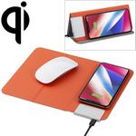 MOMAX QM2 Q.Mouse Pad Wireless Charging Folding Mouse Pad(Orange)