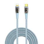 WIWU TM01 USB-C to 8 Pin PD Charging Data Cable,Length：1.2m(Blue)