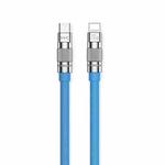 WK WDC-187 Qjie Series 20W USB-C/Type-C to 8 Pin Fast Charge Data Cable, Length: 1m(Blue)