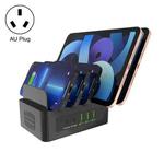 YFY-A54 100W USB + Type-C 5-Ports Smart Charging Station with Phone & Tablet Stand, AU Plug