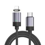 27W USB-C / Type-C to 8 Pin Fast Charging Magnetic Data Cable, Style: 1m Cable + Magnetic Head