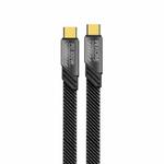 WK WDC-192 Mech Series 100W USB-C/Type-C to USB-C/Type-C Fast Charge Data Cable, Length: 1m(Tarnish)