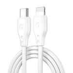 WIWU Pioneer Series Wi-C002 PD30W USB-C / Type-C to 8 Pin Fast Charging Data Cable, Length: 1m (White)