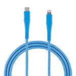 MOMAX 1.2m 3A Type-C / USB-C to 8 Pin PD Braided Fast Charging Cable for iPhone, iPad(Blue)