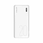 TECLAST C20-L 20000mAh Charging Power Bank with Cable (White)