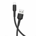Yesido CA42 2.4A USB to 8 Pin Charging Cable, Length: 1m (Black)
