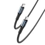 Yesido CA96 3A 66W USB-C / Type-C to USB-C / Type-C Fast Charging Cable, Length: 1.2m