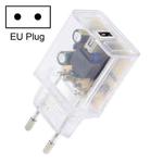 2A USB Transparent Charger, Specification: EU Plug