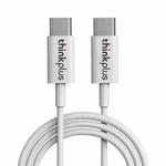 Lenovo Thinkplus CC310B USB-C / Type-C to USB-C / Type-C Charging Data Cable, Length: 1m