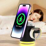 C16 15W 4 in 1 Multifunctional Foldable Magnetic Wireless Charger (Black)