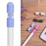 Multi-function Anti Lost Silicone Protective Cap Cover for Apple Pencil(Baby Blue)