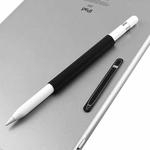 Magnetic Sleeve Silicone Holder Grip Set for Apple Pencil (Black)