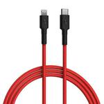 Original Xiaomi Youpin ZMI AL873K PD 20W USB-C / Type-C to 8 Pin MFI Certification Braided Data Cable, Cable Length: 1m(Red)