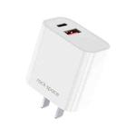 ROCK T43 20W PD USB-C / Type-C + USB Dual Port Travel Charger, CN Plug