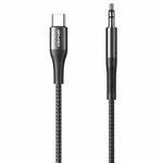 awei CL-116T Type-C / USB-C to 3.5mm Hi-Fi Audio Cable (Black Grey)
