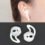 2pcs Wireless Bluetooth Earphone Silicone Ear Caps Earpads for Apple AirPods(White)