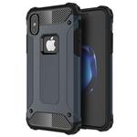 For iPhone X / XS Magic Armor TPU + PC Combination Case(navy)