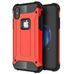 For iPhone X / XS Magic Armor TPU + PC Combination Case(Red)