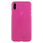 For iPhone X / XS PP Protective Back Cover Case  (Magenta)