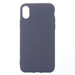 For   iPhone X / XS    Frosted Solid Color Protective Back Cover Case(Grey)