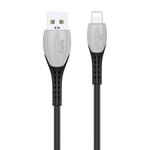 TOTUDESIGN BL-003 Soft Color Series 3A 8Pin to USB Charging Data Cable, Length: 1.2m(Grey)