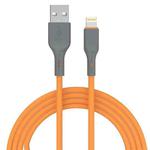 IVON CA78 2.4A 8 Pin Fast Charging Data Cable, Length: 1m (Orange)