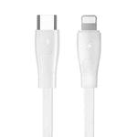 WK WDC-100 1m 2.0A Output Speed Pro Series PD 18W Fast Charging USB-C / Type-C to 8 Pin Data Sync Charging Cable (White)
