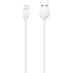 awei CL-63 2.5A 8 Pin Charging + Transmission Aluminum Alloy Data Cable, Length: 1m(White)