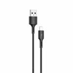 WK WDC-136 USB to 8 Pin 3A Fast Charing Data Cable(Black)