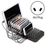 WLX-815 100W 15 Ports USB Fast Charging Dock Smart Charger with Phone & Tablet Holder, AU Plug