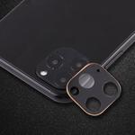 Titanium Alloy Camera Lens Protector Tempered Glass Film for iPhone 11 Pro / 11 Pro Max (Gold)
