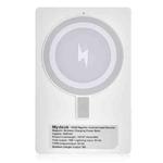 Q80 64GB 3000mAh Magnetic Wireless Charging Power Bank Voice Recorder (White)