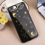 For iPhone 8 Plus & 7 Plus Star Pattern TPU Protective Back Cover Case(Black)