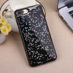 For iPhone 8 Plus & 7 Plus Starry Sky Pattern TPU Protective Back Cover Case (Black)