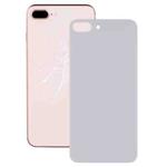 Easy Replacement Big Camera Hole Glass Back Battery Cover with Adhesive for iPhone 8 Plus(White)