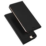 DUX DUCIS Skin Pro Series Horizontal Flip PU + TPU Leather Case for iPhone 8 Plus & 7 Plus , with Holder & Card Slots (Black)