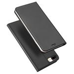 DUX DUCIS Skin Pro Series Horizontal Flip PU + TPU Leather Case for iPhone 8 Plus & 7 Plus , with Holder & Card Slots (Grey)