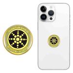Anti Electromagnetic Radiation Mobile Phone Sticker (Gold)