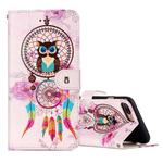 For iPhone 8 Plus & 7 Plus Colorful Dream Catcher Owl Pattern Elephant Pattern Horizontal Flip Leather Case with Holder & Card Slots & Wallet & Photo Frame