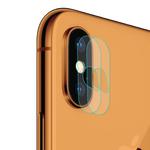 For iPhone XS Max 2pcs ENKAY Hat-Prince 0.2mm 9H 2.15D Rear Camera Lens Tempered Glass Film
