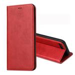 Dermis Texture PU Horizontal Flip Leather Case for iPhone 7 Plus / 8 Plus, with Holder & Card Slots & Wallet(Red)