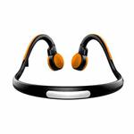 BT-BK Bone Conduction Bluetooth V4.1+EDR Sports Over the Ear Headphone Headset with Mic, For iPhone, Samsung, Huawei, Xiaomi, HTC and Other Smart Phones or Other Bluetooth Audio Devices(Orange)