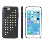 Star Series Retro Crazy Horse Texture PU Leather Case for iPhone 8 Plus / 7 Plus (Black)